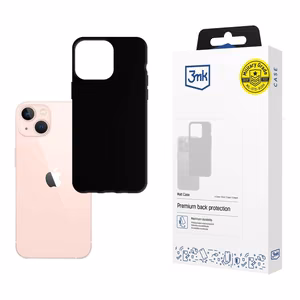 Kaane iPhone 14-le sarjast 3mk Matt Case - must