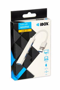 iBOX USB-jaotur  1x USB 3.0 + 3x USB 2.0