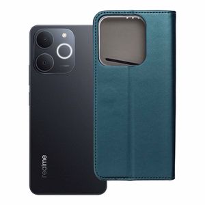 SMART MAGNETO Book Ümbris jaoks REALME NOTE 70 tumeroheline