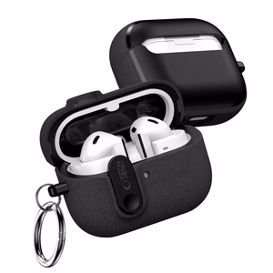 Tech-Protect Slim Hook ümbris Samsung Galaxy Buds 3 / 3 FE / 3 Pro jaoks - must