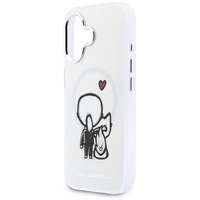 Karl Lagerfeld Karl & Choupette Back MagSafe Ümbris for iPhone 17 - Clear