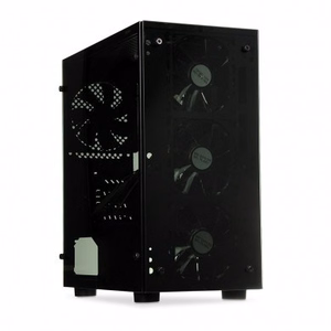iBox PASSION V4 Mini Tower must arvutikorpus