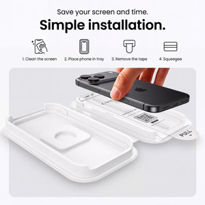 Tech-Protect OneTouch Set+ karastatud klaasist kaitsed seadmele iPhone 18 Pro / 17 Pro, 2 tk