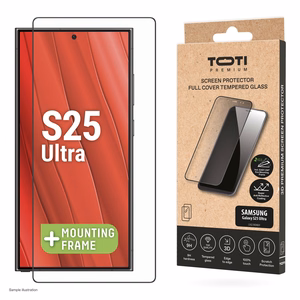 Защитное стекло PREMIUM 3D из закаленного стекла с полным покрытием для Samsung Galaxy S25 Ultra