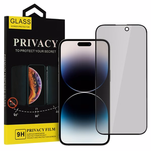 Karastatud klaas Privacy Glass jaoks IPHONE 11 PRO BLACK