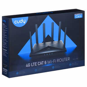 Cudy LT700 juhtmevaba ruuter Gigabit Ethernet kahesageduslik (2.4 GHz / 5 GHz) 4G must