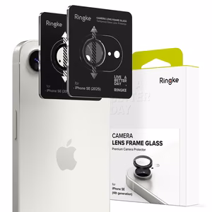 Ringke Camera Frame Protector 2-pack jaoks iPhone 16e - Must