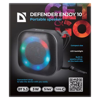 BLUETOOTH kõlar DEFENDER ENJOY 10 3W must