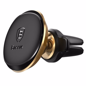 Car Holder Baseus "SUGX-A0V" Black (magnetic / air vent grille)
