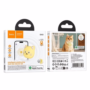 Hoco E91D jälgija Apple Find My ühilduv kassi kujuline beež