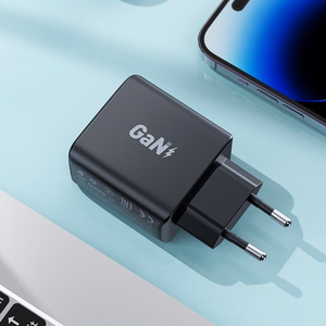 Fast Laadija GaN 35W PD 2x USB C Acefast A49 - must