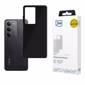 3mk Matt Ümbris jaoks Realme 14x - must