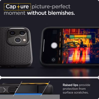 Spigen Liquid Air ümbris iPhone 12 / iPhone 12 Pro jaoks - matt must