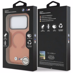 BMW M IML Shockproof Metal Logos MagSafe Ümbris for iPhone 17 Pro - Pro oranž