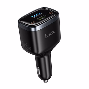 Autolaadija Hoco Z70, USB-A + 2 × USB-C, PD QC3.0, 93 W, must
