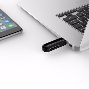 Orico CRS21 USB 3.0 SD- ja microSD-mälukaardilugeja, must