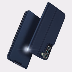 Dux Ducis Skin Pro Holster Cover Flip Cover Samsung Galaxy S22 + (S22 Plus) jaoks kuldne