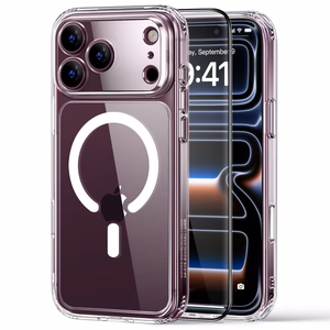 ESR Classic Hybrid MagSafe ümbris mudelile iPhone 18 Pro / 17 Pro – läbipaistev
