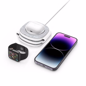 Tech-Protect QI15W-A32 3-in-1 Induktiivne Laadija koos MagSafe jaoks Smartphone / Apple Watch / AirPods - hall