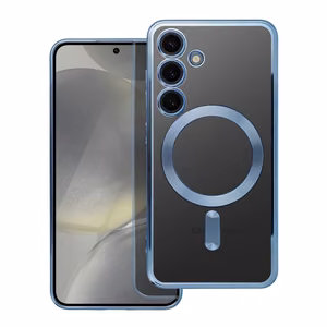 ELECTRO MAG COVER case compatible with MagSafe jaoks SAMSUNG S24 sinine