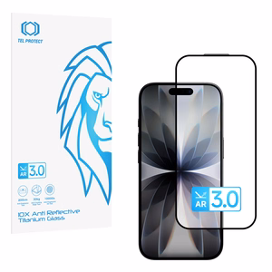 Karastatud klaas Tel Protect 10X AR 3.0 AntiReflective Titanium Iphone 16 Pro/17 (ümbrik)