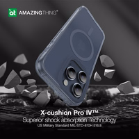 Amazing Thing Titan Pro Magsafe Ümbris 10FT IP156.1PTMBU jaoks Iphone 15 Pro sinine