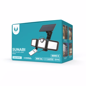 Forever Light Solar LED Lamp SUNARI FLS-04 108*SMD PIR 10W 800lm 6000K 2400mAh Li-Ion Forever Light