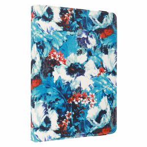 Wonder Canvas Tablet Ümbris 13 inches valge poppies