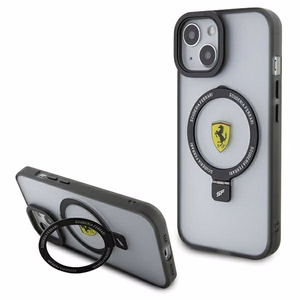 Ferrari Ring Stand 2023 Collection MagSafe Ümbris jaoks iPhone 15 Plus / 14 Plus - läbipaistev
