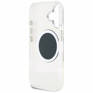 Guess IML Metal Colored Circle Classic Logo MagSafe ümbris jaoks iPhone 16 - must