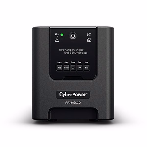 CyberPower PR750ELCD UPS interaktiivne 0.75 kVA 675 W 6 AC väljundit