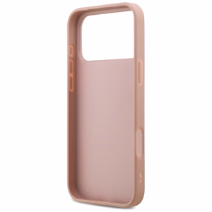 Guess Fixed Glitter Big 4G Ümbris jaoks iPhone 17 Pro Max - Roosa