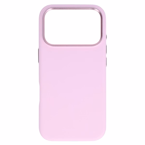 Liavec Silky ümbris metallist kaameraraamiga mudelile iPhone 18 Pro Max/17 Pro Max, roosa