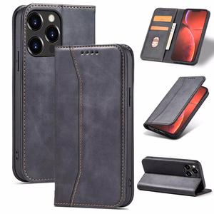 Magnet Fancy Case juhul iPhone 14 Pro Max flip cover rahakott stend must