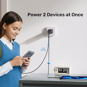 Unitek GaN võrgulaadija 45W 2x USB-C PD 3.0 QC