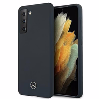 Mercedes Silicone Line ümbris Samsung Galaxy S21 jaoks - sinine