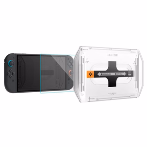 Spigen Glas.Tr ”EZ FIT” Karastatud klaas 2-pack jaoks Nintendo Switch 2 - Läbipaistev