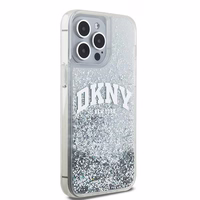 DKNY Liquid Glitter Big Logo ümbris jaoks iPhone 15 Pro - valge