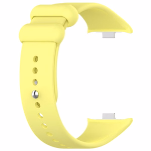 СИЛИКОНОВЫЙ РЕМЕШОК MI BAND 8 PRO/M8 PRO (6). ЖЕЛТЫЙ