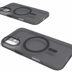 Puro Daylight MagSafe Silicone Ümbris jaoks iPhone 16 - Must