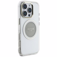 Guess IML Metal Colored Circle Classic Logo MagSafe ümbris jaoks iPhone 16 Pro - hall