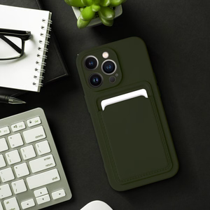 Чехол для Xiaomi Redmi 12 4G Card Case зелёный