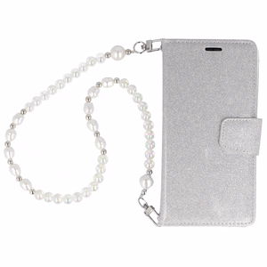 Glitter Magsafe Kaaned Ümbris jaoks Samsung Galaxy S22 Ultra hõbedane