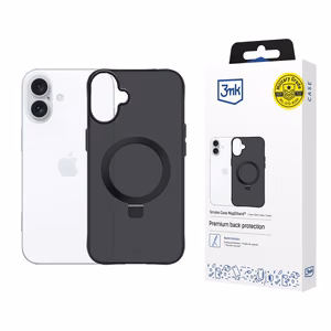 3mk Smoke Ümbris Mag&Alus jaoks iPhone 17 - must