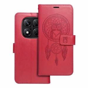 MEZZO Book ümbris jaoks XIAOMI Redmi Note 14 PRO 5G / 14 PRO PLUS 5G dreamcatcher magenta