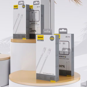 Dudao L9C Max 240W PD USB-C - USB-C Kaabel 1.2m - valge