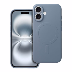 SILICONE MAG ÜMBRIS compatible with MagSafe jaoks SAMSUNG S25 Ultra helesinine