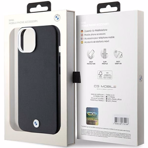 BMW Signature Wrapped Metal MagSafe Ümbris jaoks iPhone 15/14/13 - must