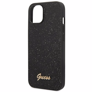 Guess Glitter Script ümbris iPhone 14 Plus'ile - must