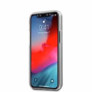 Guess GUHCP12SPCUCTLBK iPhone 12 mini 5.4" чёрный/чёрный жёсткий чехол Triangle Collection